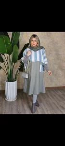 ست شومیزو سرهمی زنانه